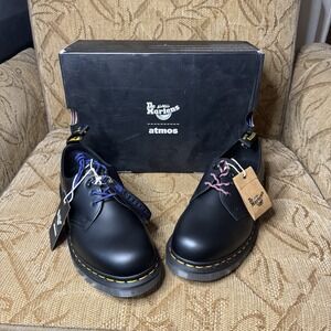 Dr. Martens 1461 Atmos 26928001 Mens Black Oxfords & Lace Ups Casual Shoes US 8‎